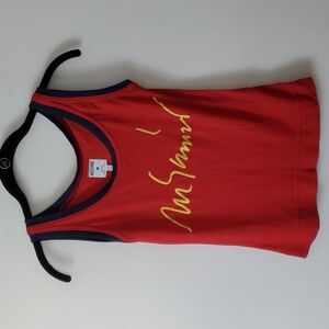 Red Moschino Vest/ sleeveless tank US 6